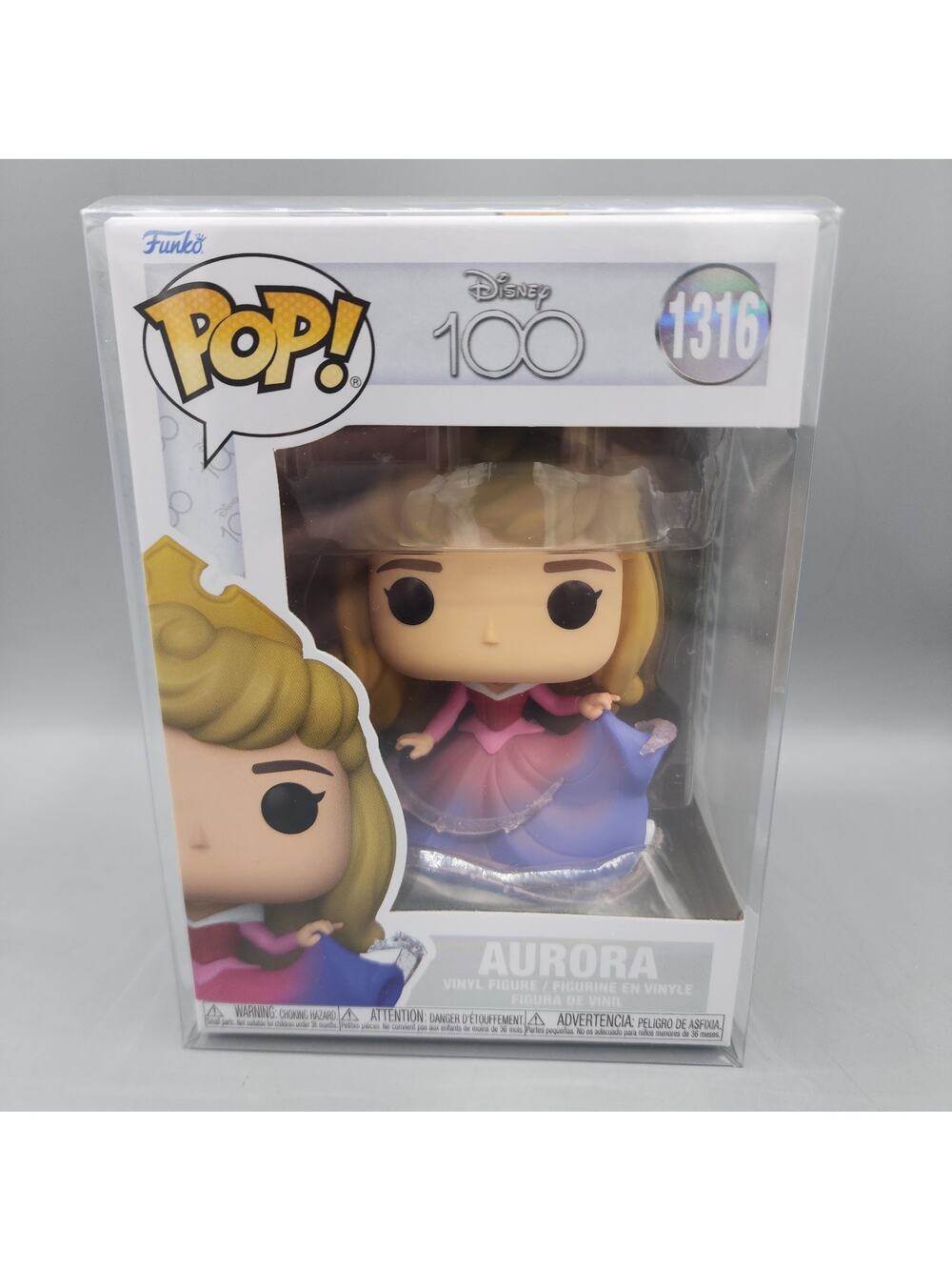 Funko Pop! Disney: Aurora #1316 Disney 100 - with Protective Box New
